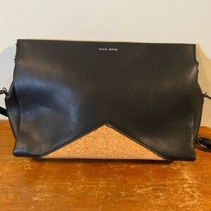 Vegan Clutch Handbag From Pixie Mood Black